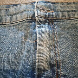 Plus 24 denim skirt